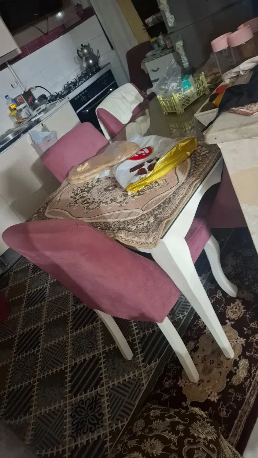 میز ناهار خوری 6 نفره و وسایل برقی|میز و صندلی غذاخوری|بجنورد, |دیوار