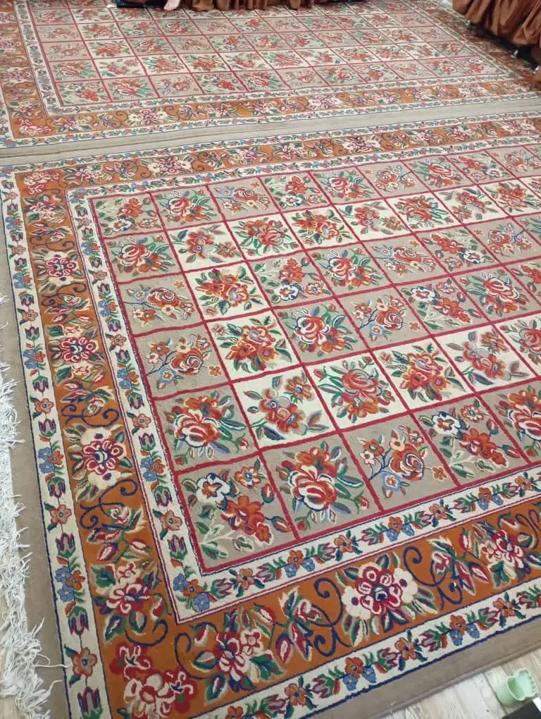 دو عدد فرش ۹ متری پاتریس طرح سنتی ب قیمت ۷ میلیون|فرش|خرم‌آباد, |دیوار