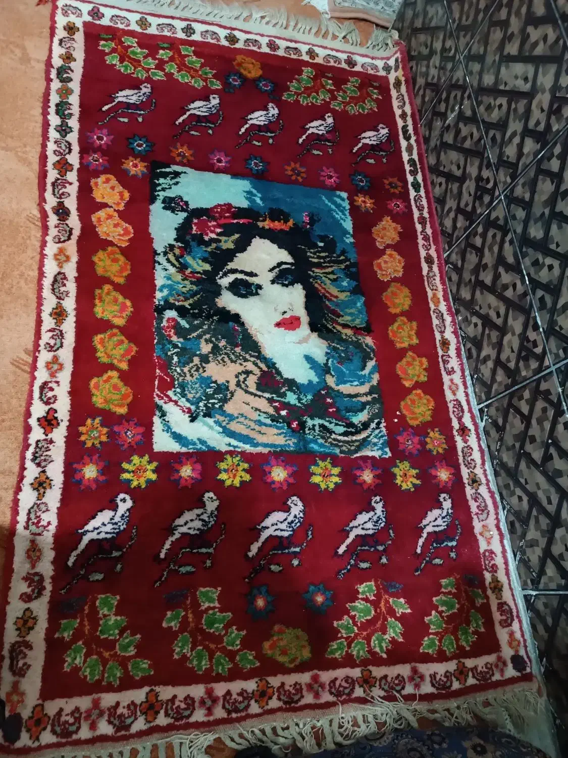 قالیچه وجاجیم دست بافت|گلیم، جاجیم، گبه|دوگنبدان, |دیوار