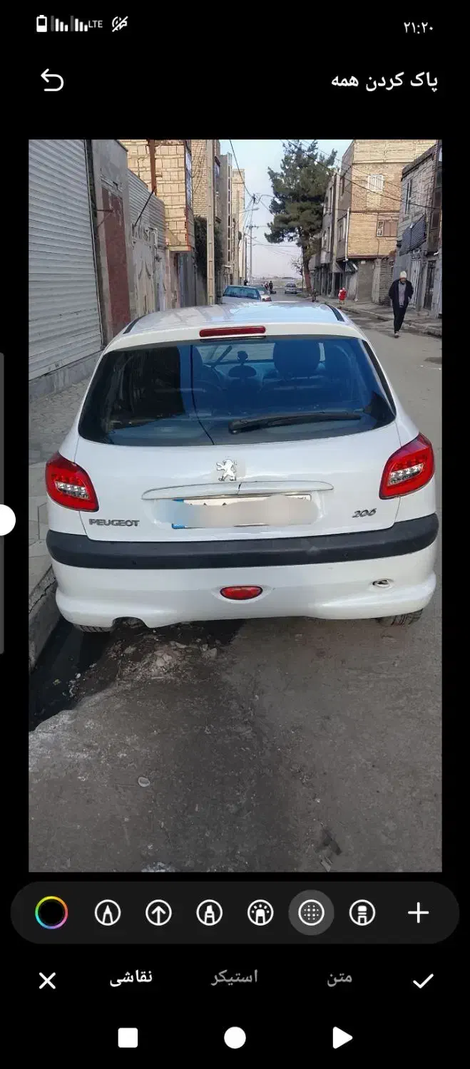 پژو 206|خودرو سواری و وانت|مشهد, توس (بلوار توس)|دیوار