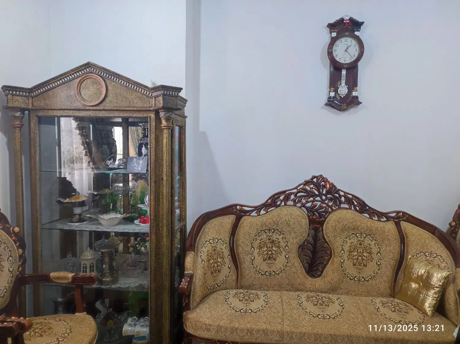 مبل سلطنتی چوبی، جلو مبلی ست و بوفه|مبلمان خانگی و میز عسلی|جم, |دیوار