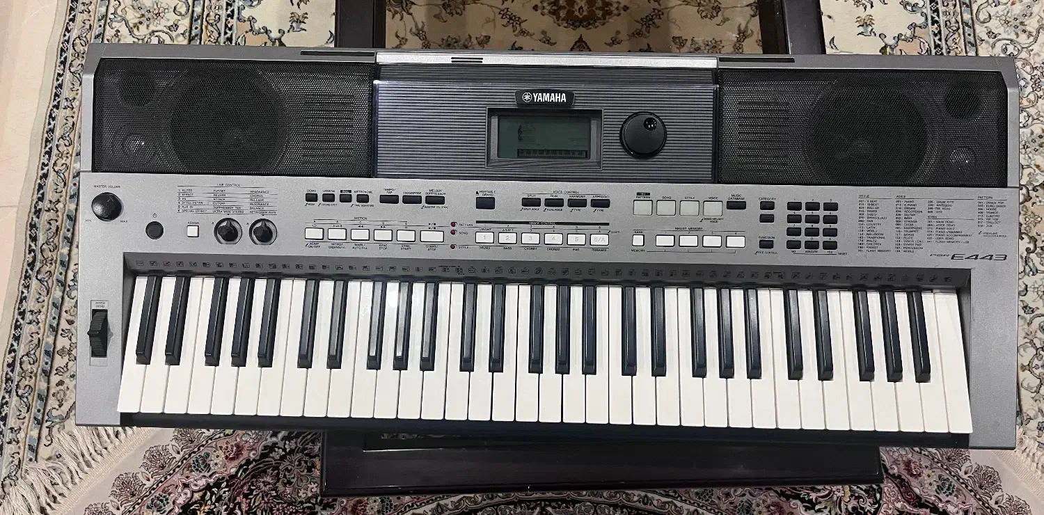 ارگ یاماها E 443|پیانو، کیبورد، آکاردئون|گرگان, |دیوار