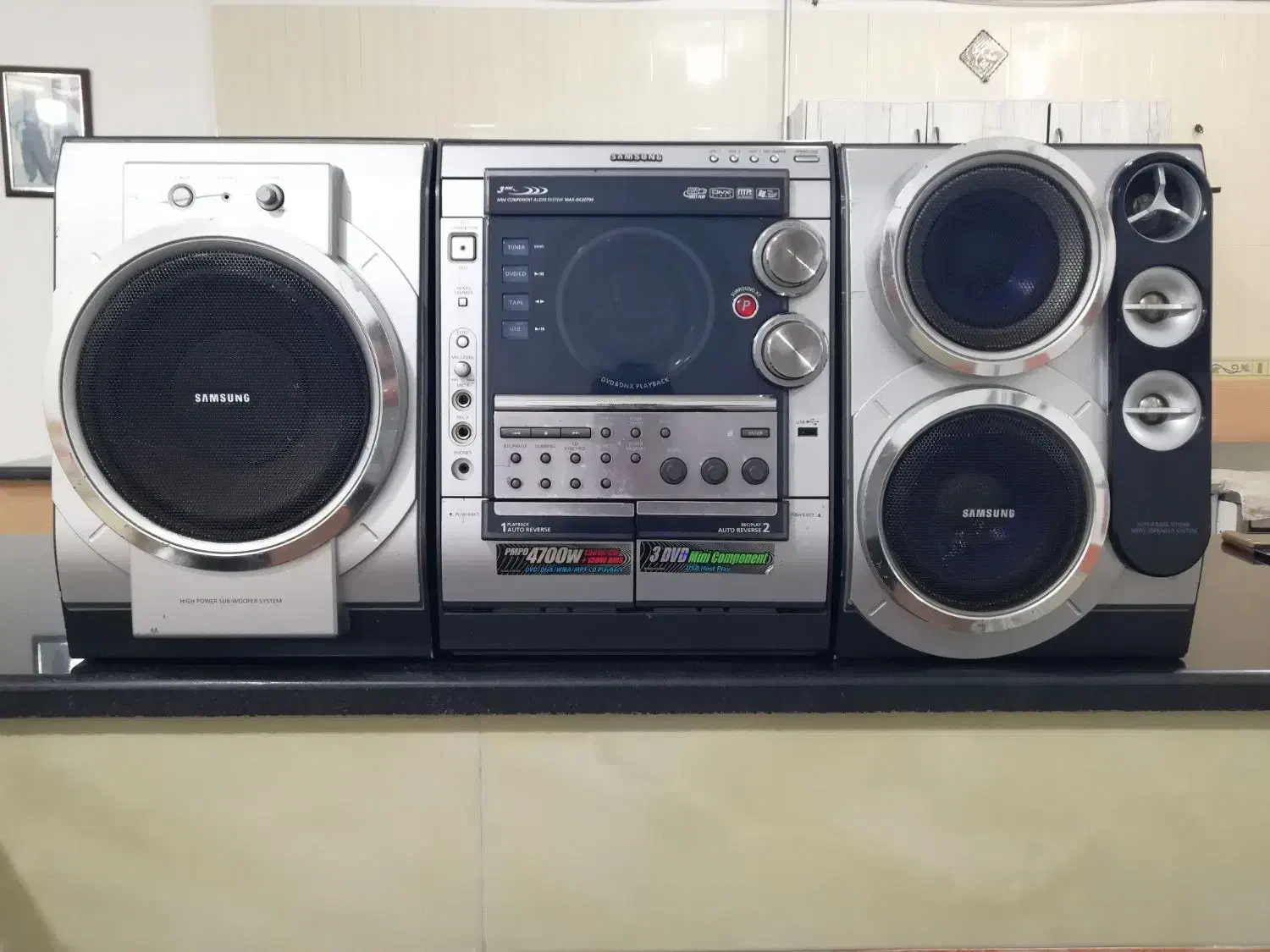 سیستم خانگی سامسونگ با قدرت 4700 وات فلش کارخانه|سیستم صوتی خانگی|سردشت, |دیوار