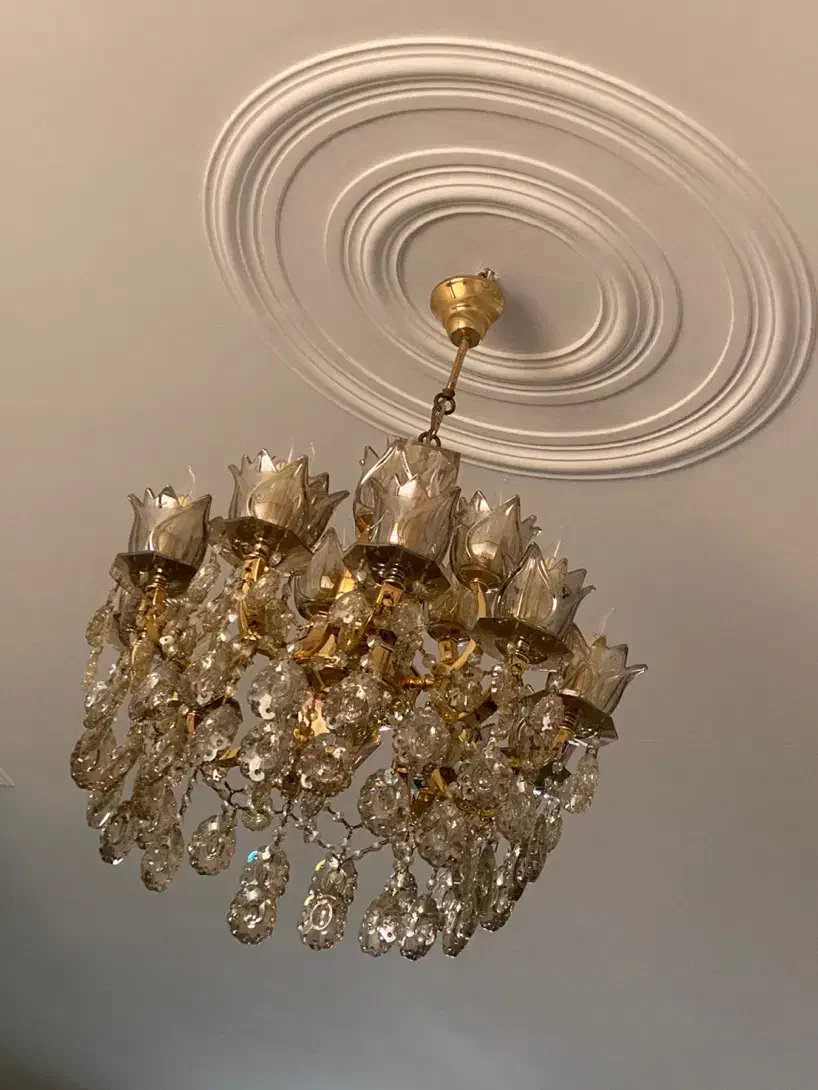 لوستر برنجی|لوستر و چراغ آویز|تهران, مسعودیه|دیوار