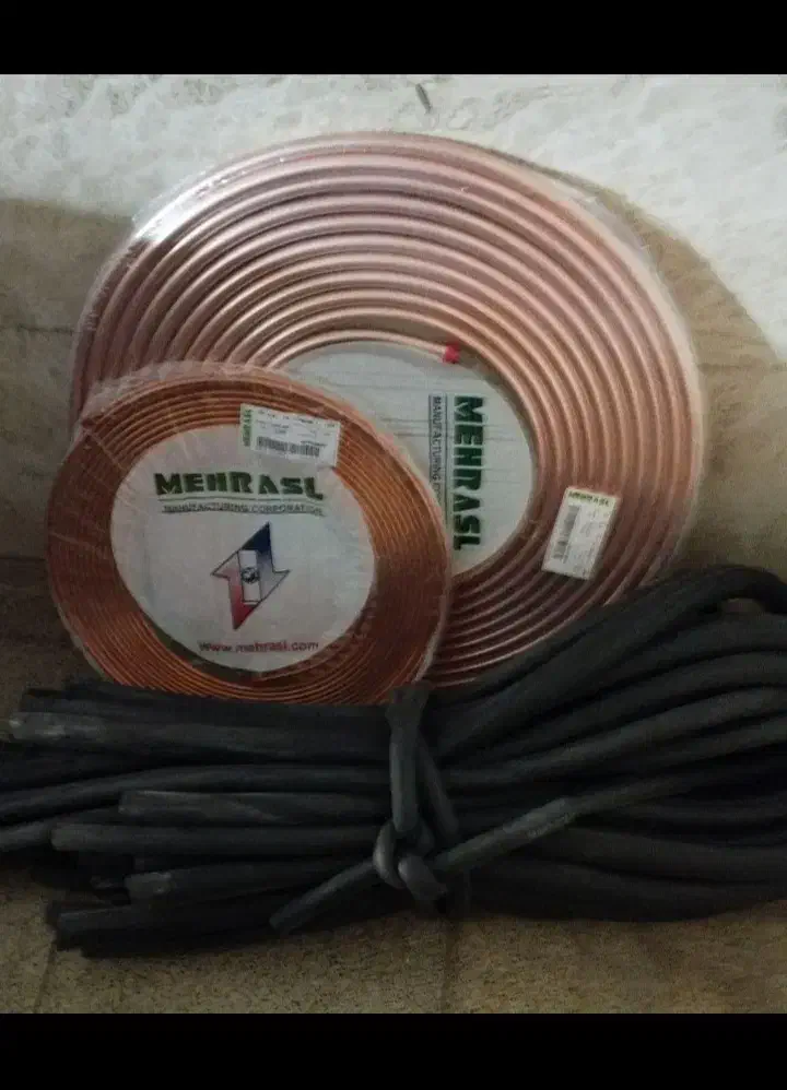 فروش و نصب لوله های کولر گازی|کولر گازی و فنکوئل|گلستان (تهران), |دیوار