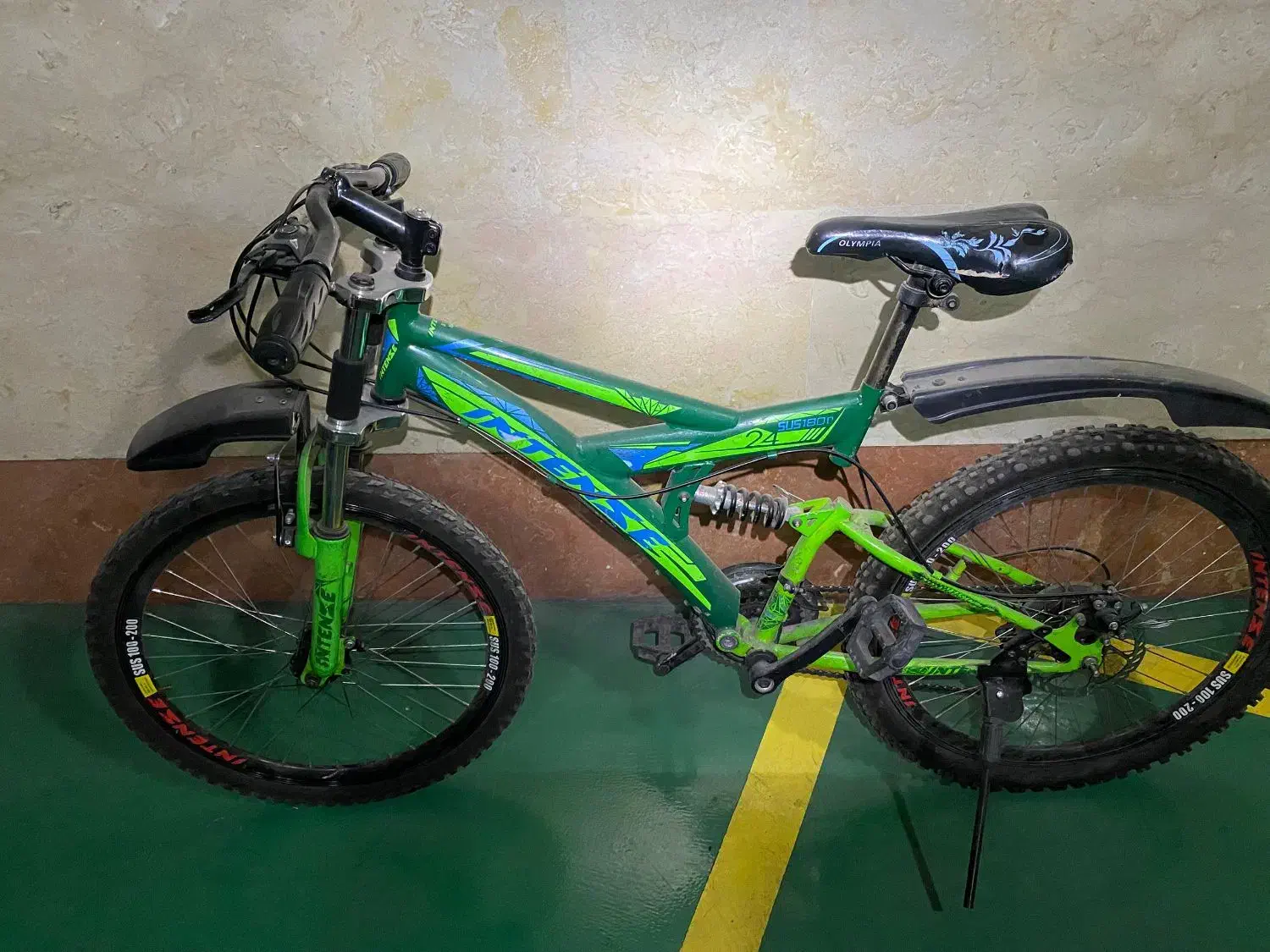 دوچرخه ۲۴ تمام کمک full suspension|دوچرخه، اسکیت، اسکوتر|ری, دولت‌آباد|دیوار