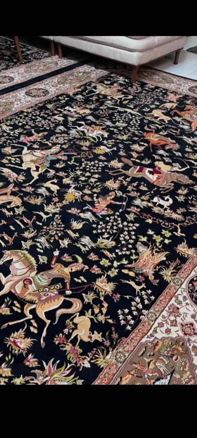 ۳ تخته فرش ۹ متری جفت ۷۰۰ شانه تراکم  ۳۰۰۰|فرش|تهران, فردوس|دیوار