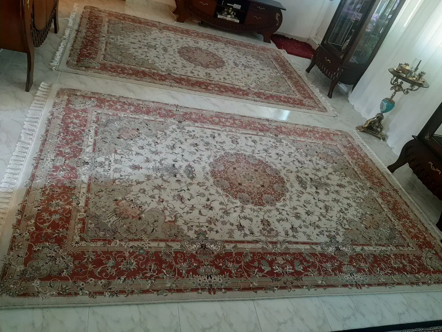 فرش ۶متری تمیز ۲ عدد|فرش|ارومیه, |دیوار