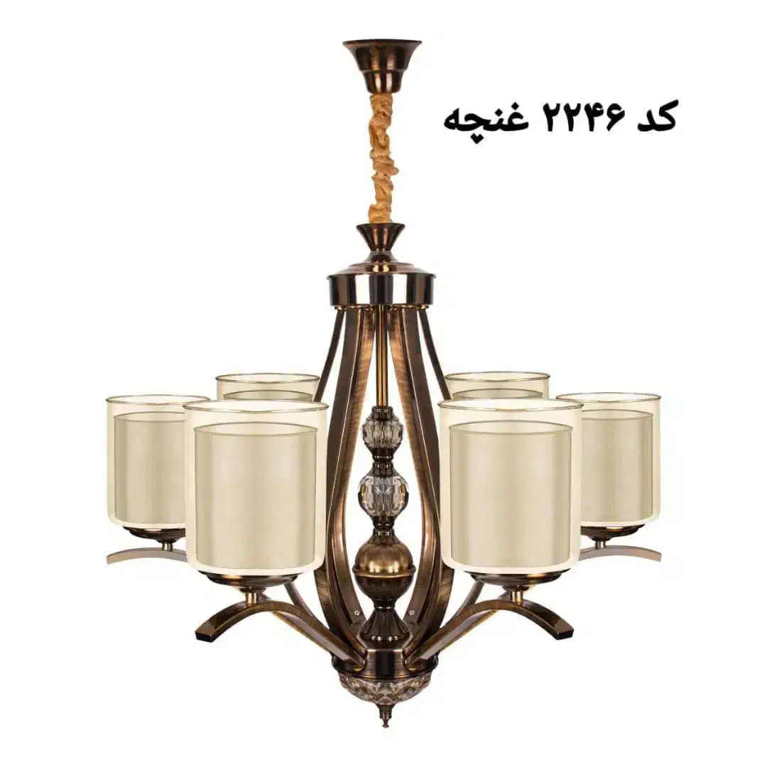 لوستر شاخه ای لهستانی|لوستر و چراغ آویز|گلپایگان, |دیوار