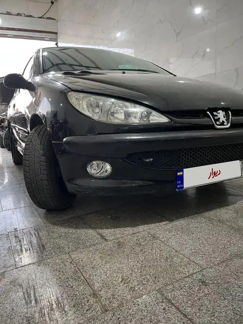 206 مشکی مدل ۸۲|خودرو سواری و وانت|سبزوار, چهارراه فرودگاه|دیوار