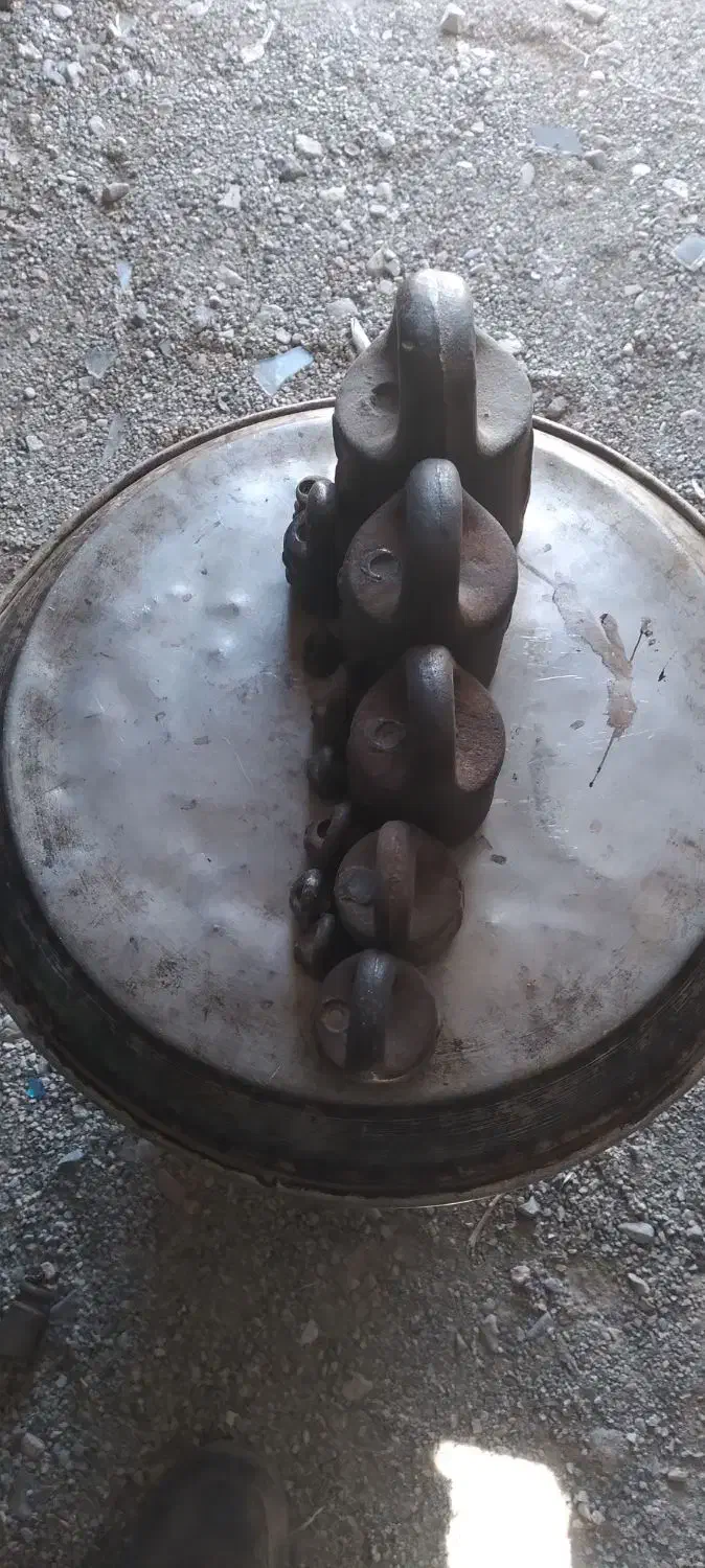 ۳ عدد سنگ باسکول و سنگ ترازو|کلکسیون اشیاء عتیقه|سبزوار, پیام|دیوار