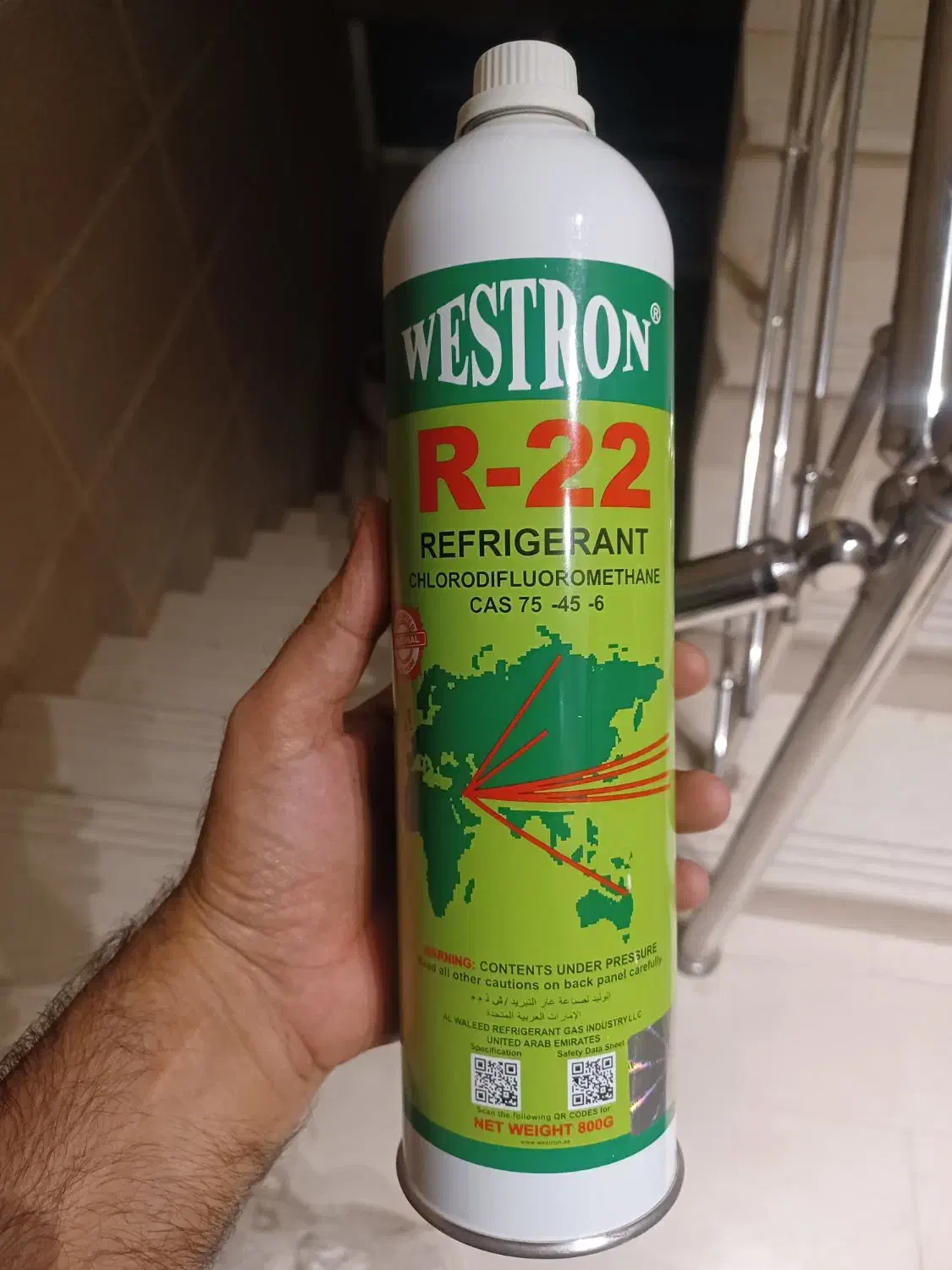 گاز مبرد کولر و یخچال R22|کولر گازی و فنکوئل|شیراز, سفیرشمالی|دیوار