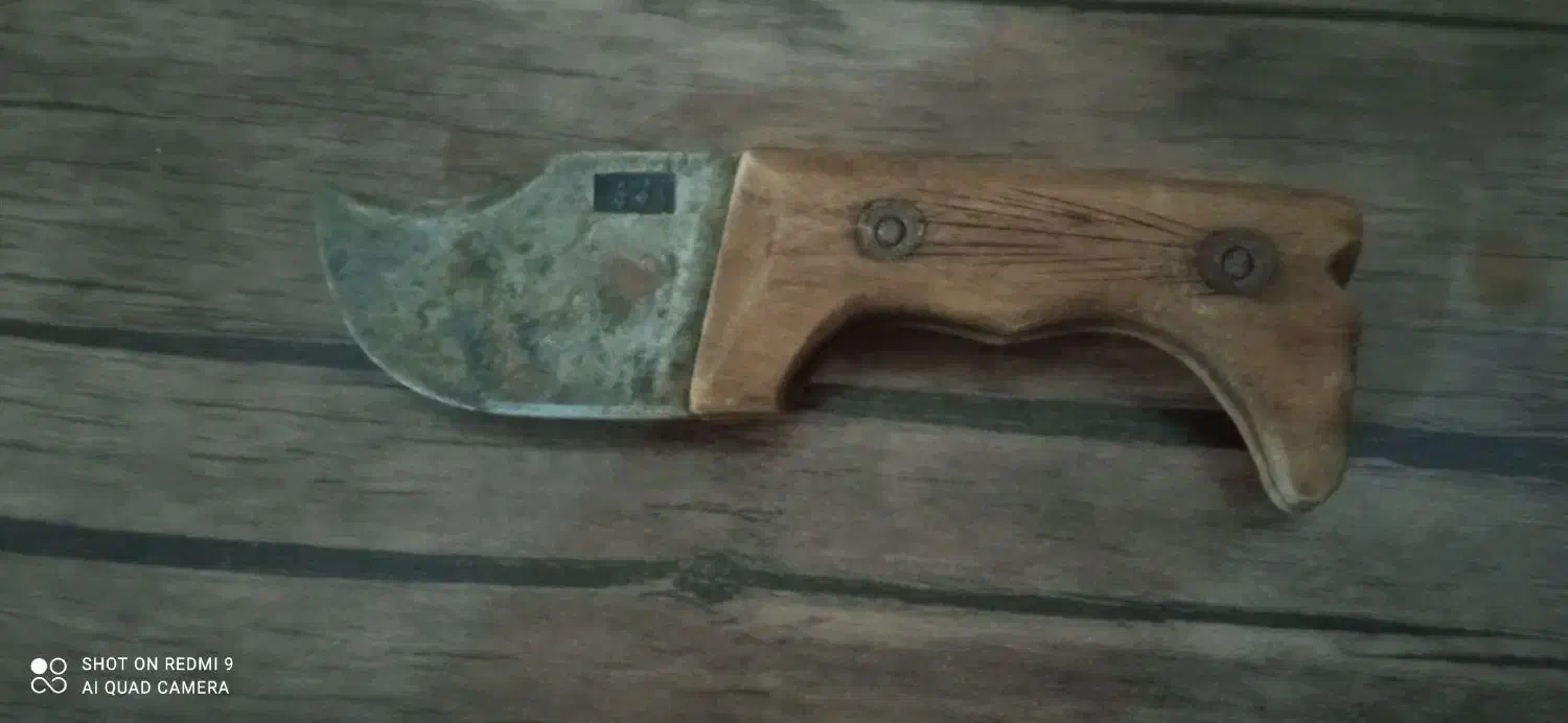 چاقو کپوری و اره ای|کلکسیون اشیاء عتیقه|شهرکرد, |دیوار