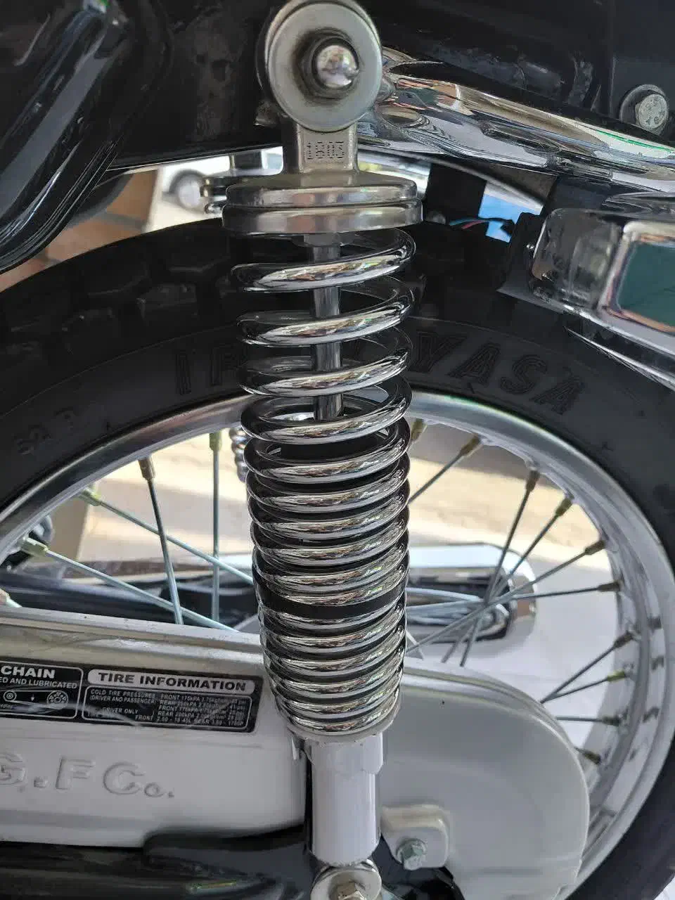 کمک فنر ۱۲۵ نو نو  دو قسمتی|قطعات یدکی و لوازم جانبی|دزفول, |دیوار