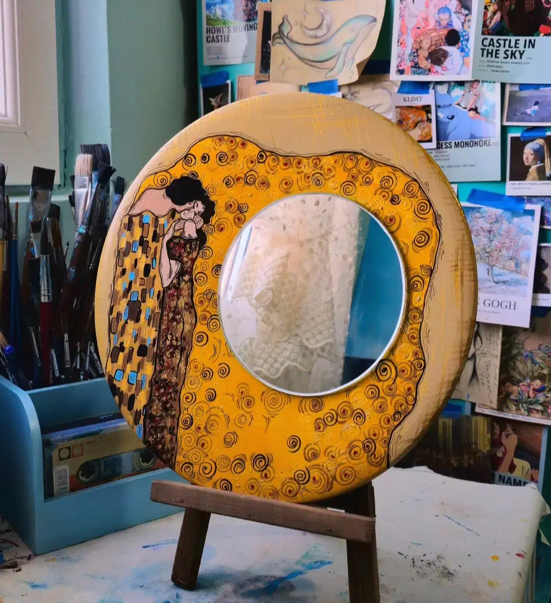 آینه و دیوارکوب|آینه|دوگنبدان, |دیوار