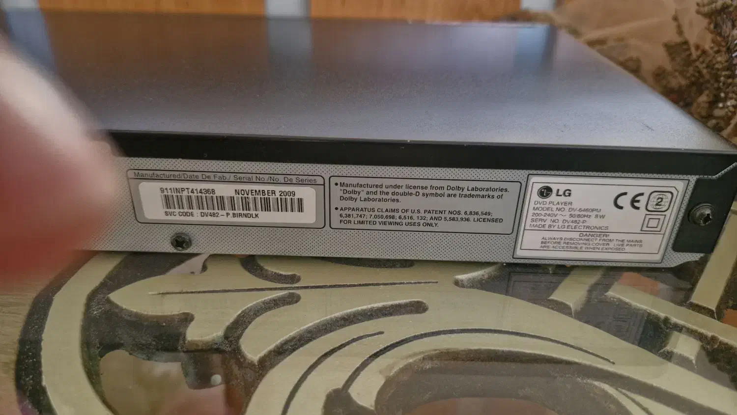 دی وی دی الجی|پخش‌کننده DVD و ویدیو|تبریز, |دیوار