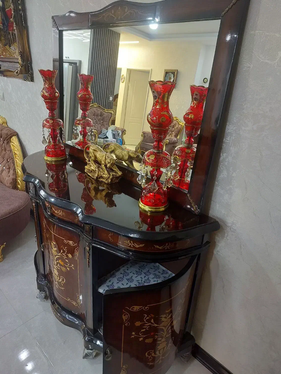 فروش کنسول معرق|بوفه، ویترین، کنسول|رودهن, |دیوار