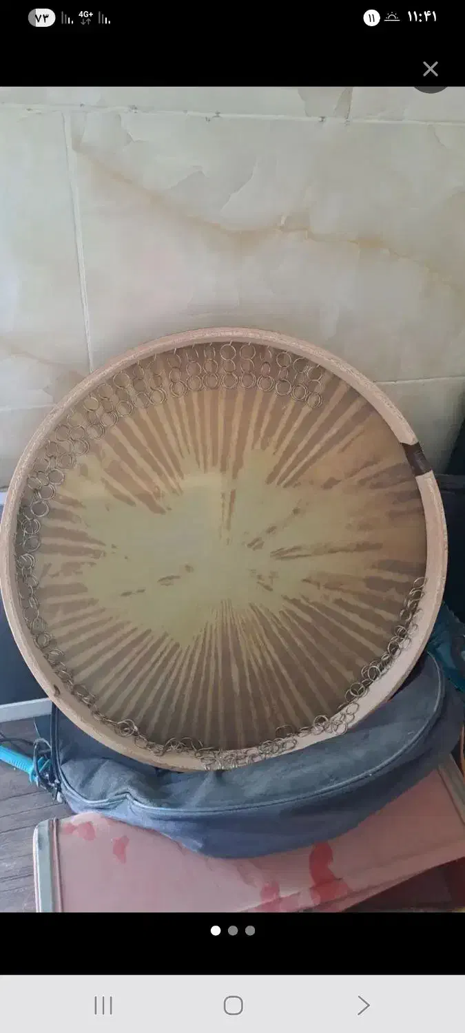 فروش دف نو و بدون استفاده همراه با کیف|سازهای سنتی|هشتگرد, خور|دیوار