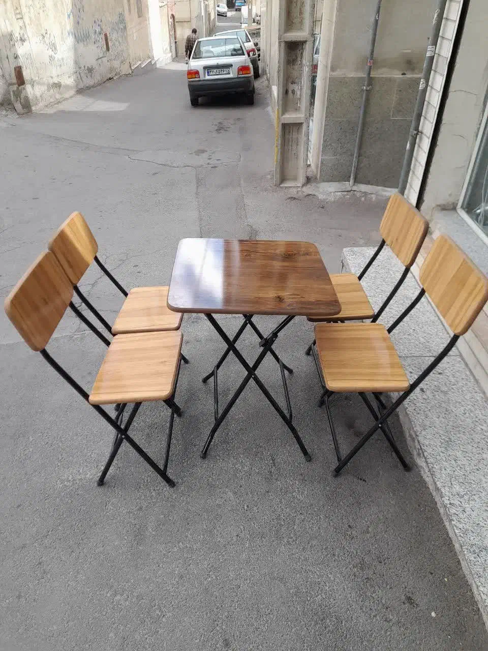 میزتاشو وصندلی تاشو MDF|میز و صندلی غذاخوری|تبریز, |دیوار