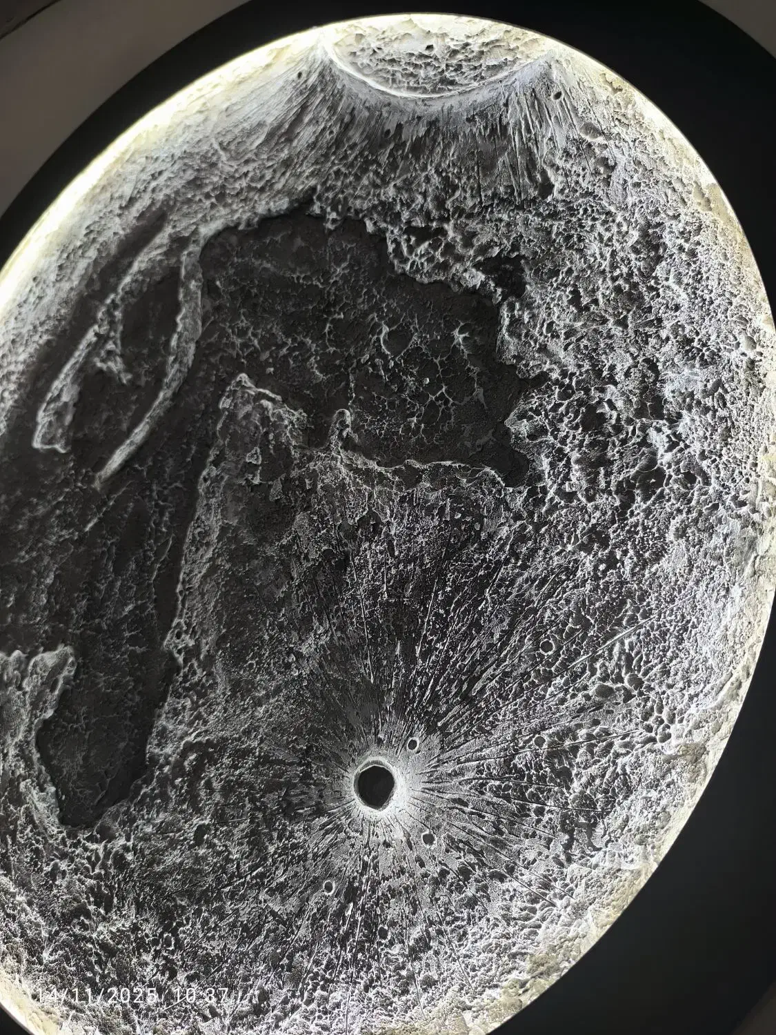 ماه برجسته نورانی|تابلو، نقاشی، عکس|قشم, |دیوار