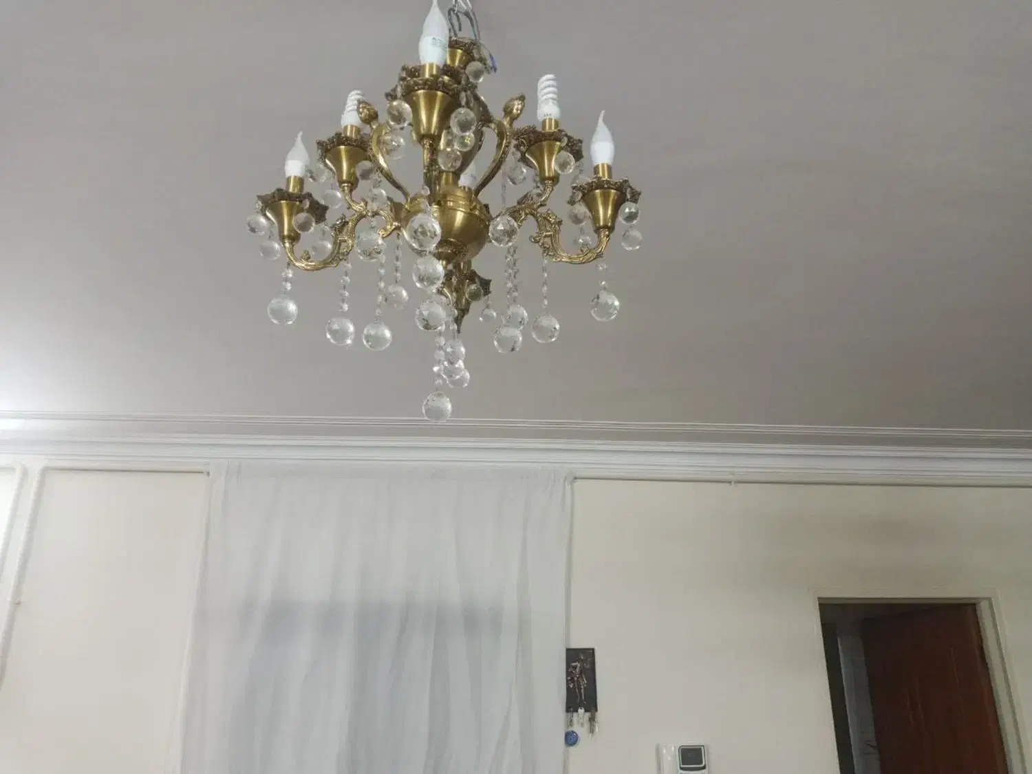 لوستر برنز|لوستر و چراغ آویز|اراک, |دیوار