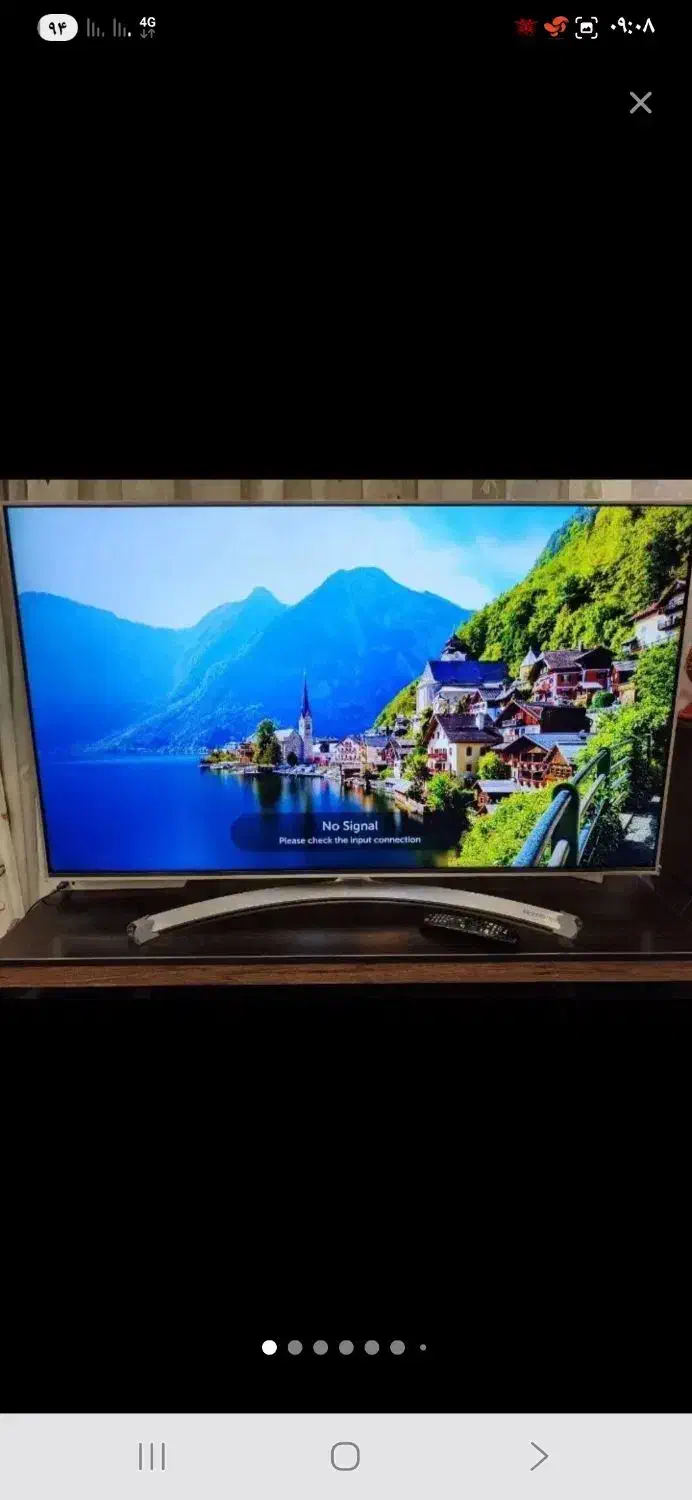 تلوزیون ال ای دی الجی 55 اینج اصلی هوشمنده|تلویزیون و پروژکتور|زنجان, |دیوار