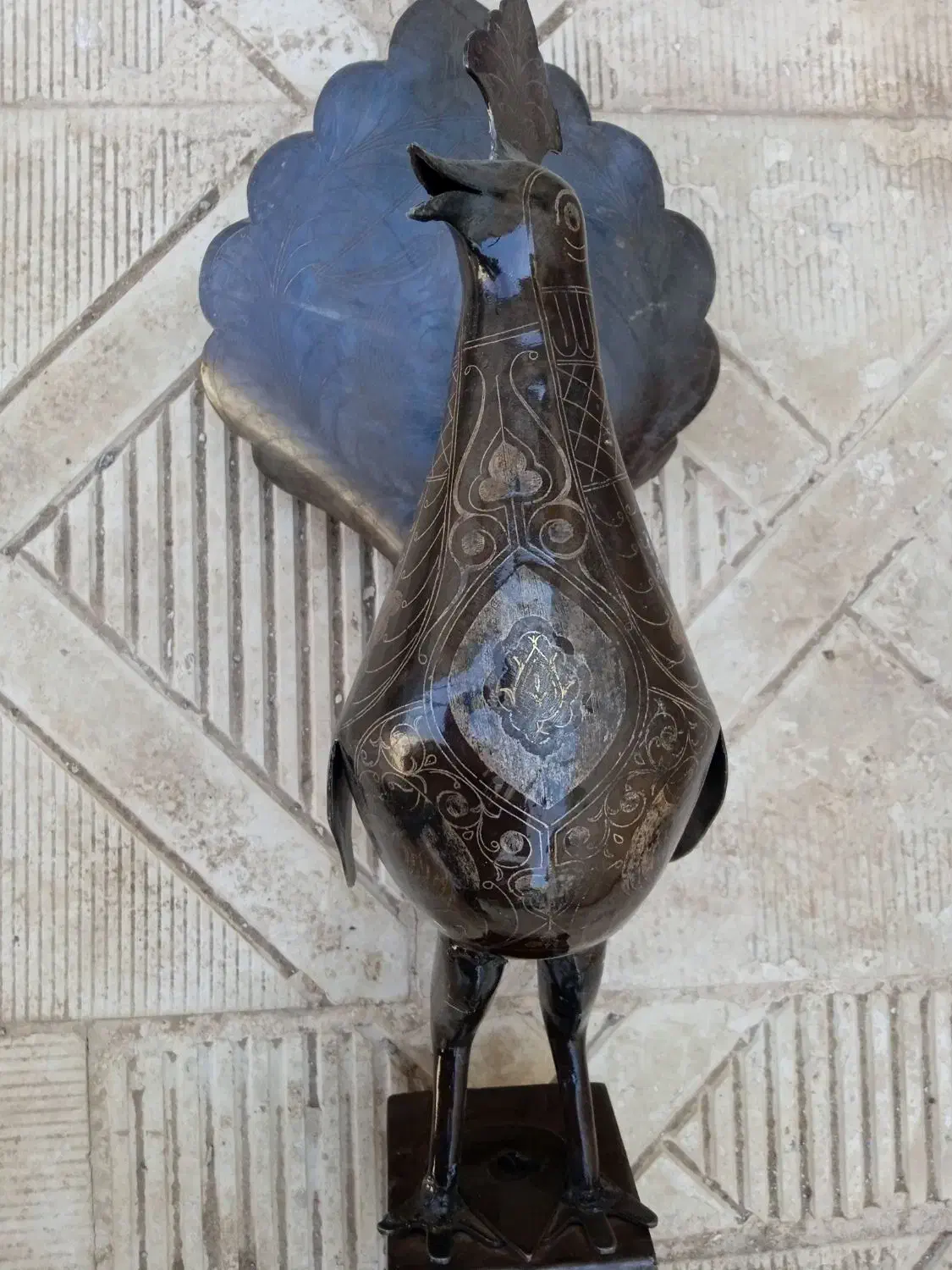 ۱عددطاوس علامت|کلکسیون اشیاء عتیقه|بشاریات, |دیوار