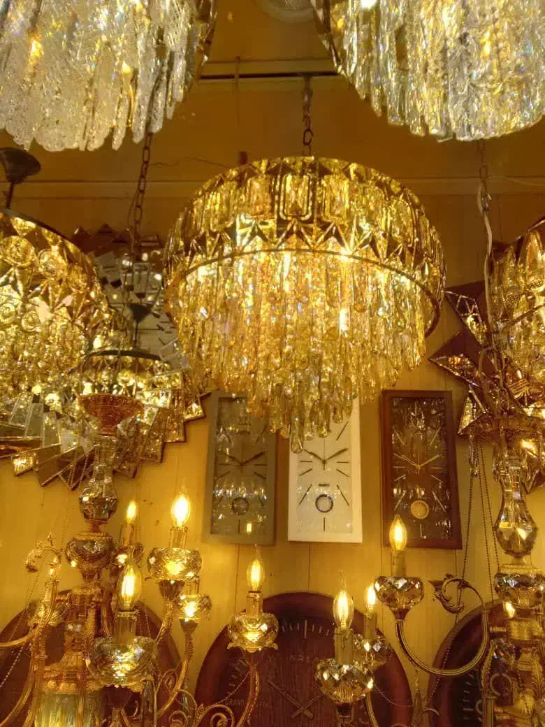 لوستر شهر نور کیفیت کار بالا قیمت تولیدی|لوستر و چراغ آویز|کرمان, |دیوار