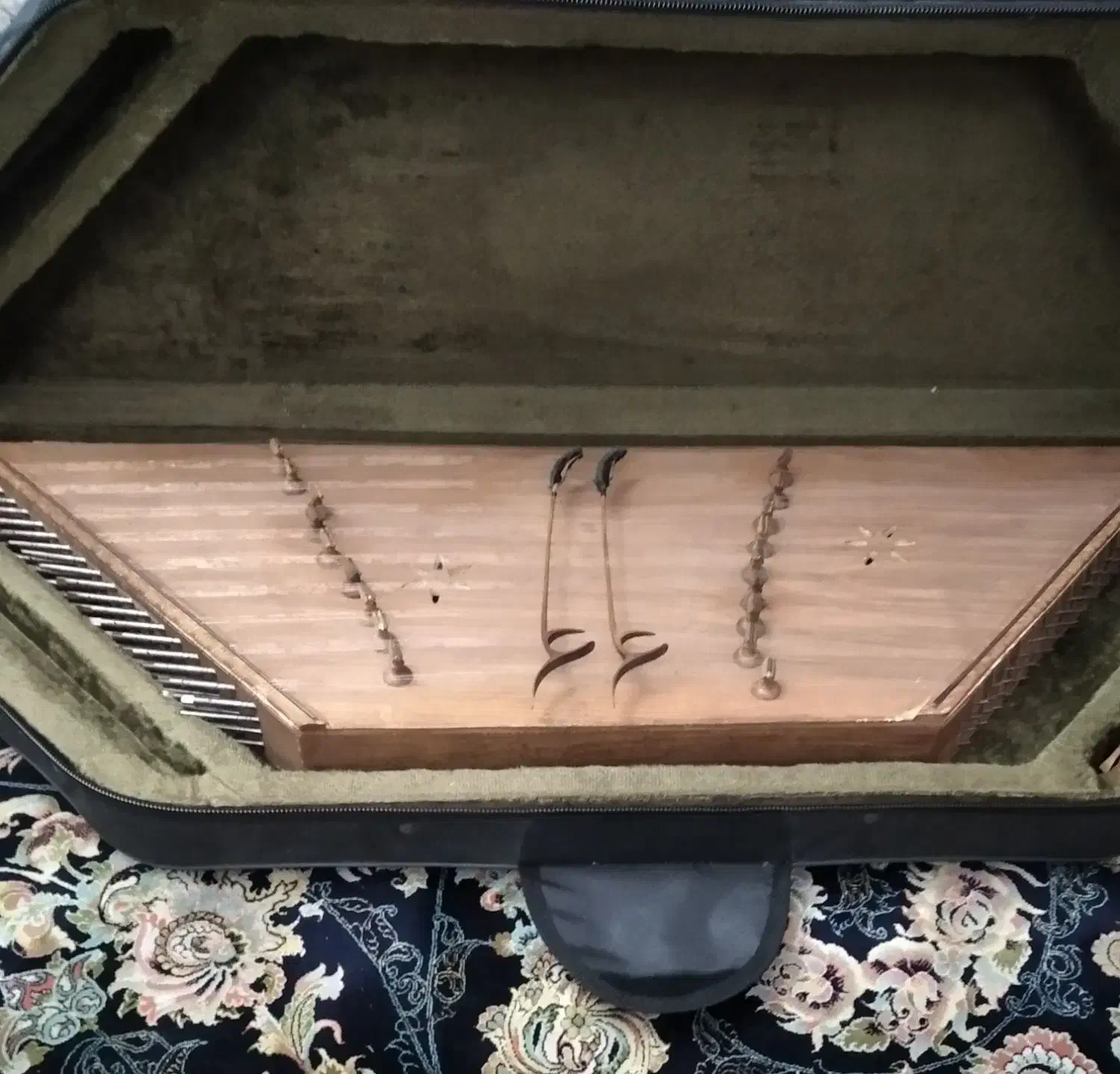 سنتور خوش صدا کاملا سالم همراه کیف و مضراب|سازهای سنتی|رشت, پل تالشان|دیوار