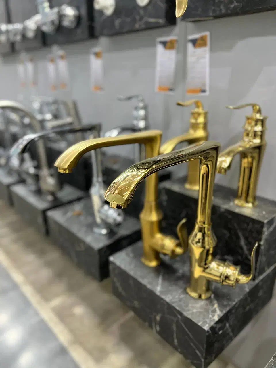 ست شیرالات تمام برنج|مصالح و تجهیزات ساختمان|اصفهان, سرچشمه|دیوار