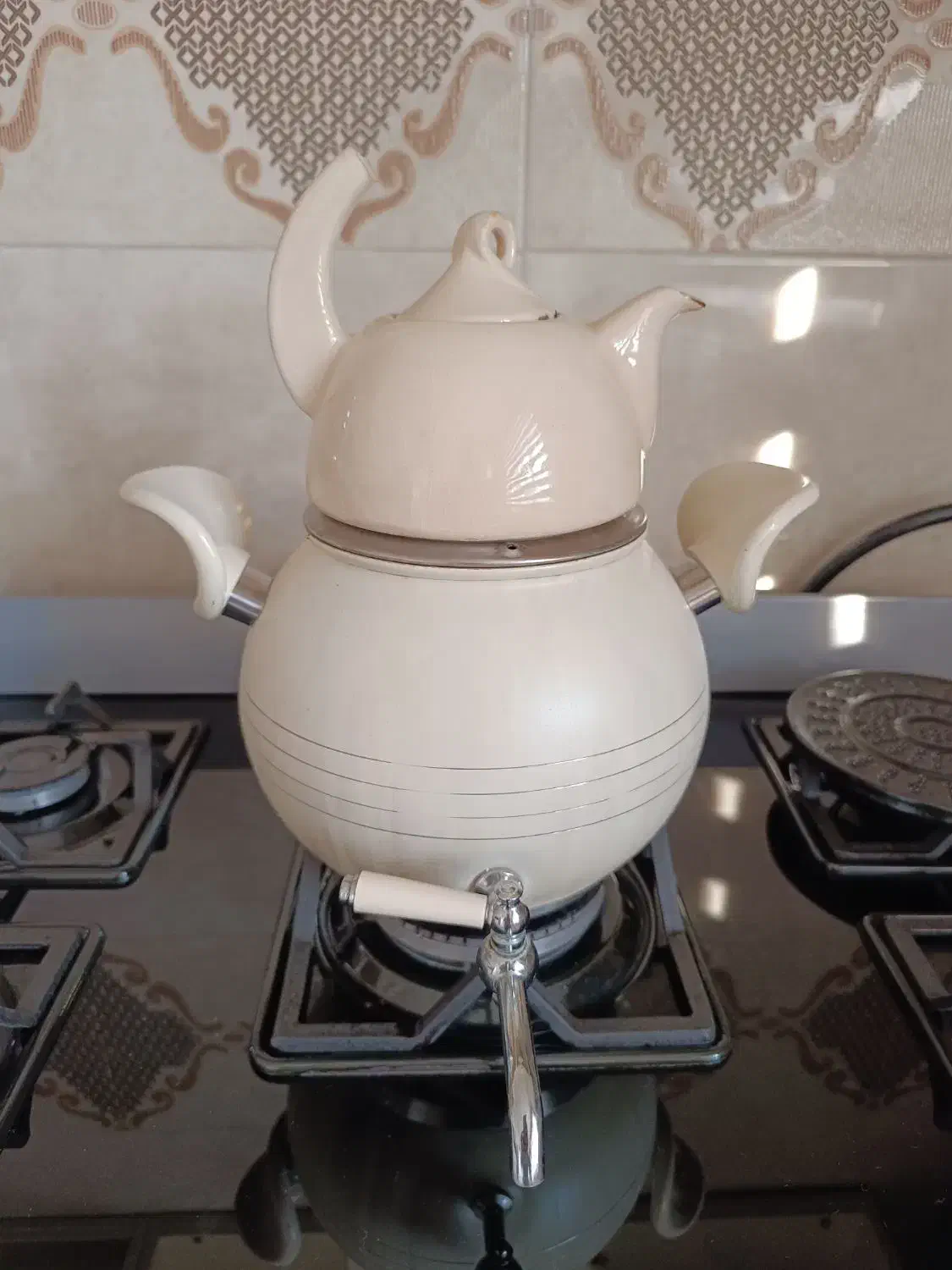 کتری و قوری رو گازی|قوری، کتری، قهوه‌ساز دستی|سقز, |دیوار