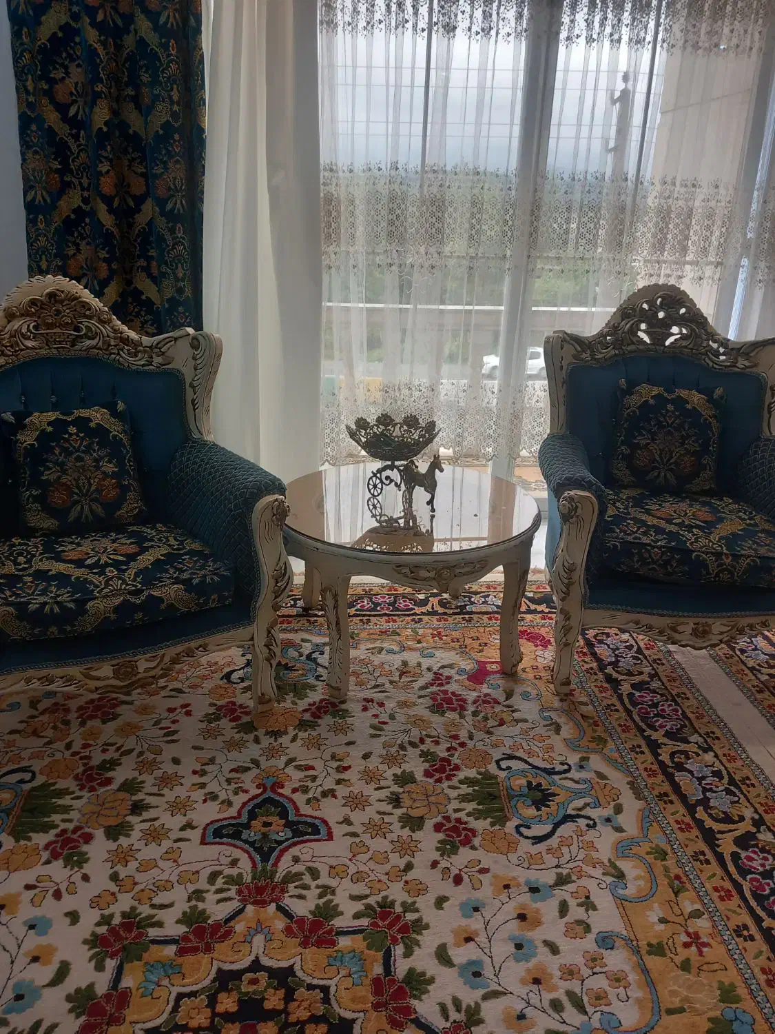 مبل استیل هفت نفره|مبلمان خانگی و میز عسلی|چمستان, |دیوار