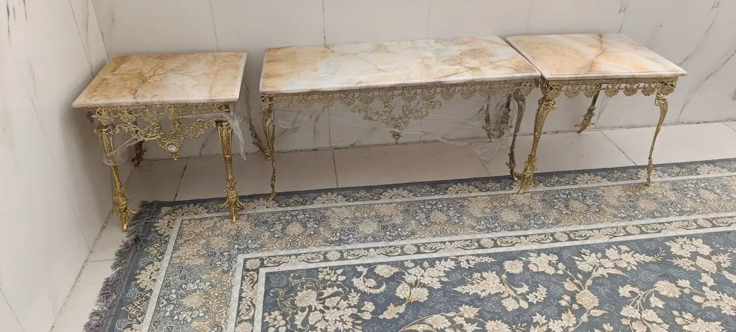 میز عسلی برنز|مبلمان خانگی و میز عسلی|بروجرد, |دیوار