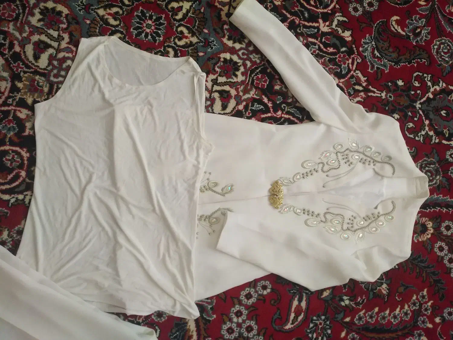 کت ودامن وکت وشلوار سفید|لباس|شیروان (خراسان), |دیوار