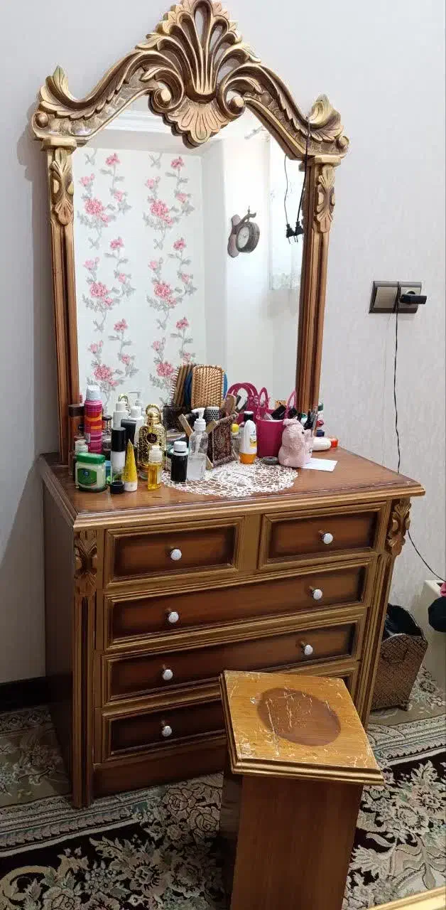 تخت خواب دونفره|تخت و سرویس خواب|مهریز, |دیوار