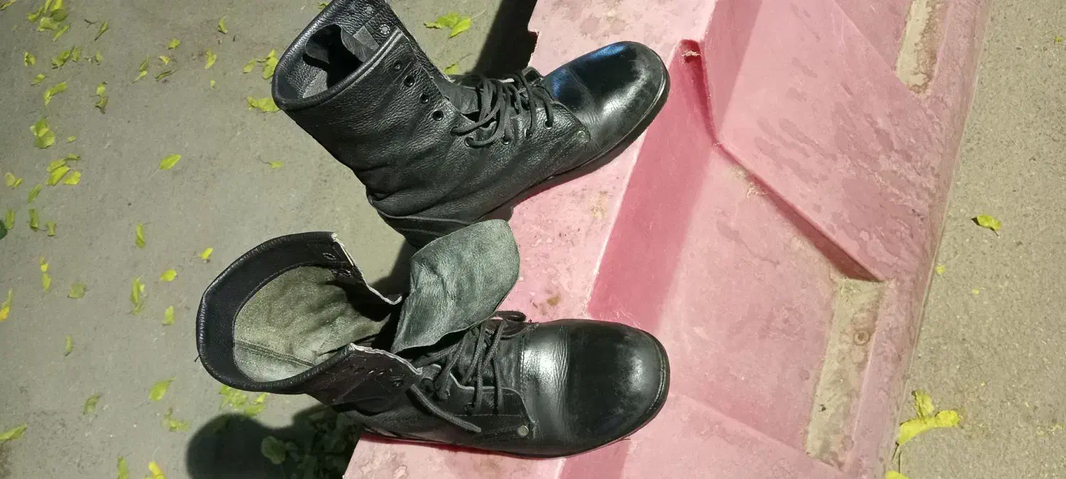 پوتین سربازی ۴۶|کیف، کفش، کمربند|همدان, |دیوار