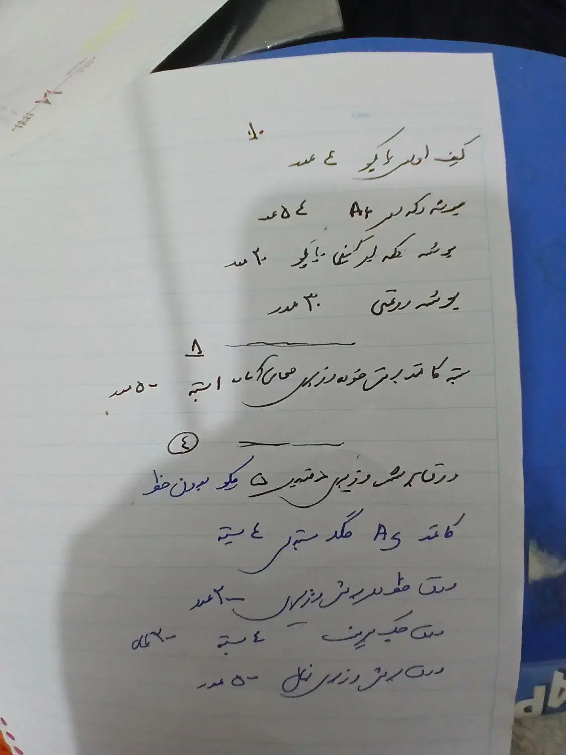 مقداری لوازم التحریر به صورت یکجا بفروش میرسد|لوازم التحریر|تهران, آجودانیه|دیوار