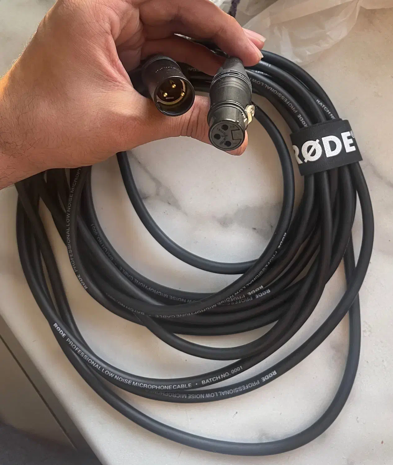 کابل میکروفون (دوسر XLR نر و ماده)اصلی rode ۶ متر|صوتی و تصویری|تهران, جنتآباد مرکزی|دیوار