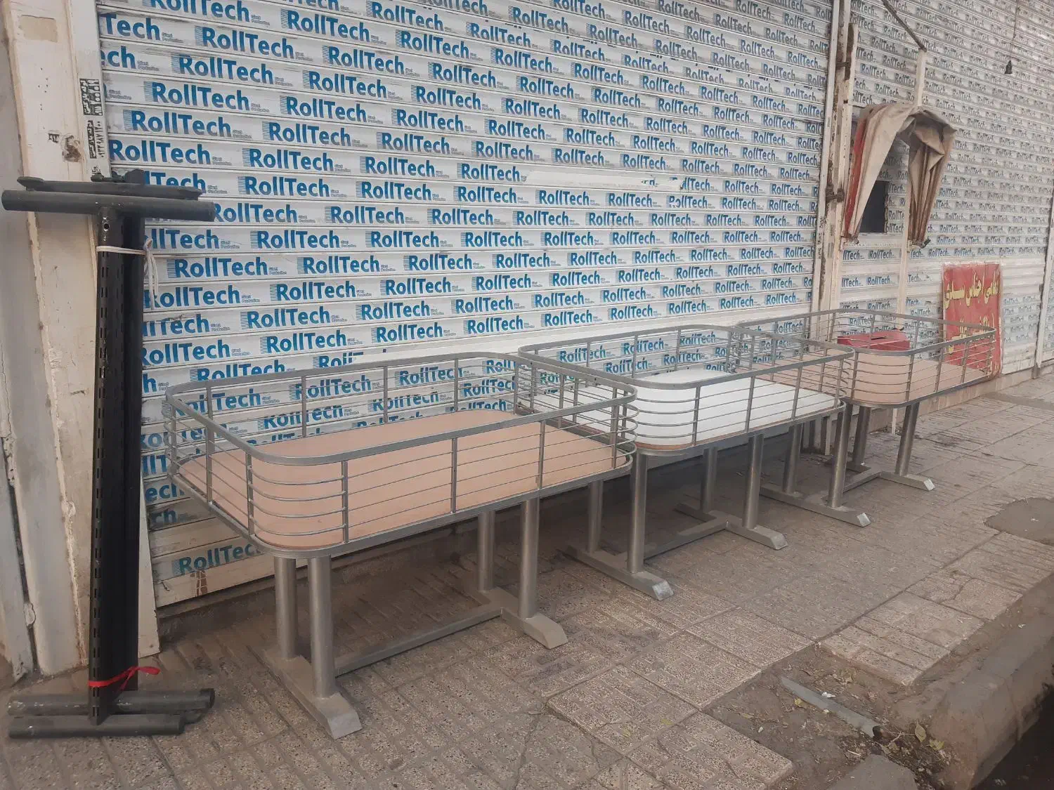 قفسه مانکن پاچال دکور رگال چوبکار اتاق پرو دوگیره|فروشگاه و مغازه|مشهد, رده|دیوار