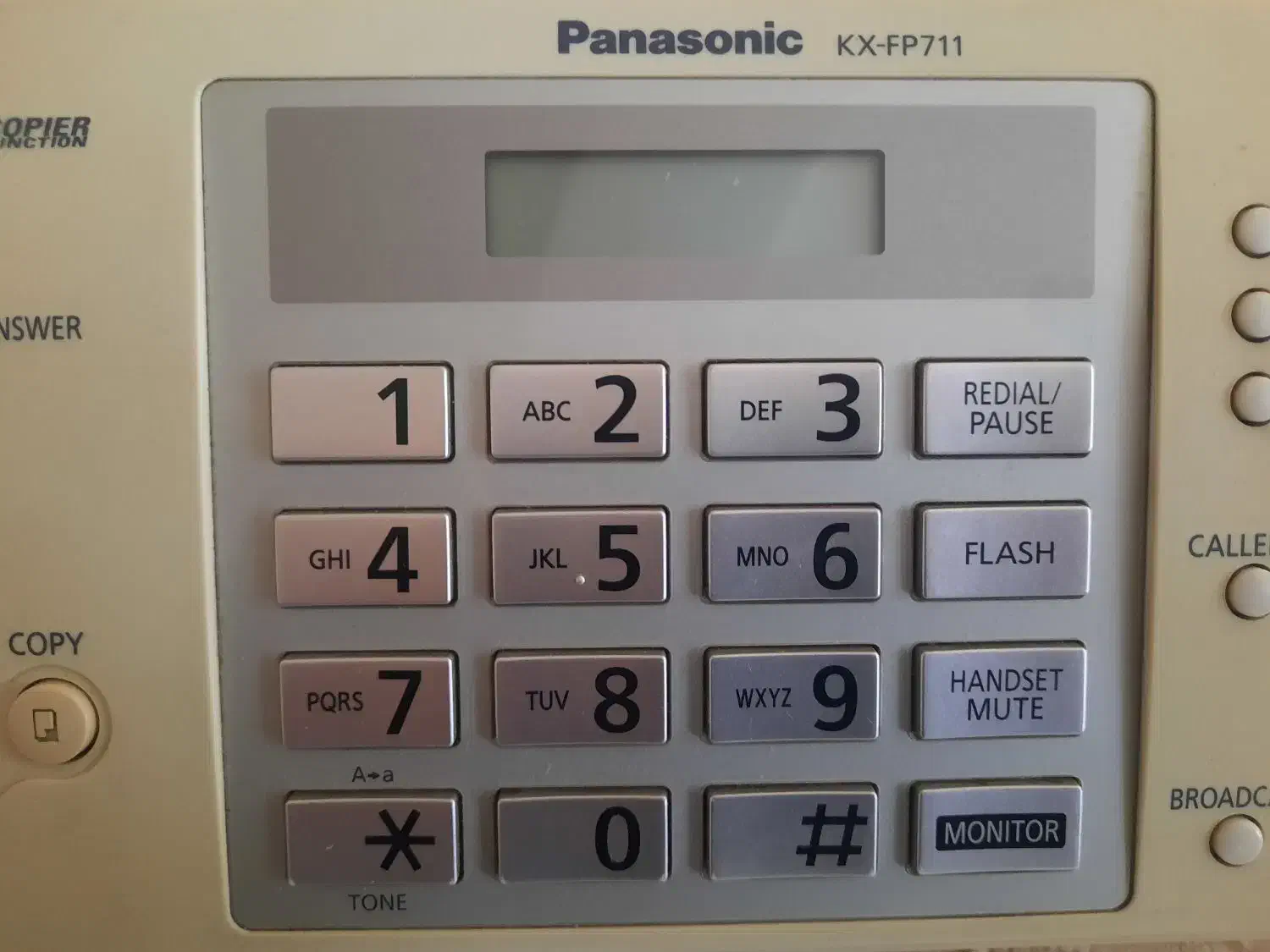 تلفن فکس پاناسونیک اصل مدل KX-FP711|پرینتر، اسکنر، کپی، فکس|پردیس, فاز ۸|دیوار