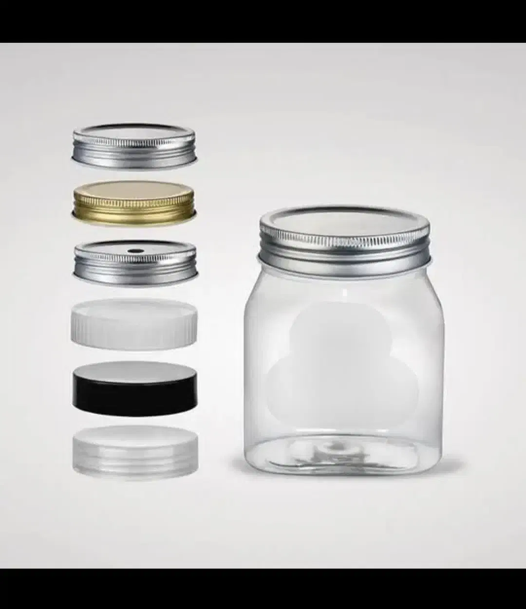 فروشی جار دهنه ۷۰ و ۹۰و ۱۲۰|ظروف نگهدارنده، پلاستیکی، یک‌بارمصرف|جاجرود, |دیوار