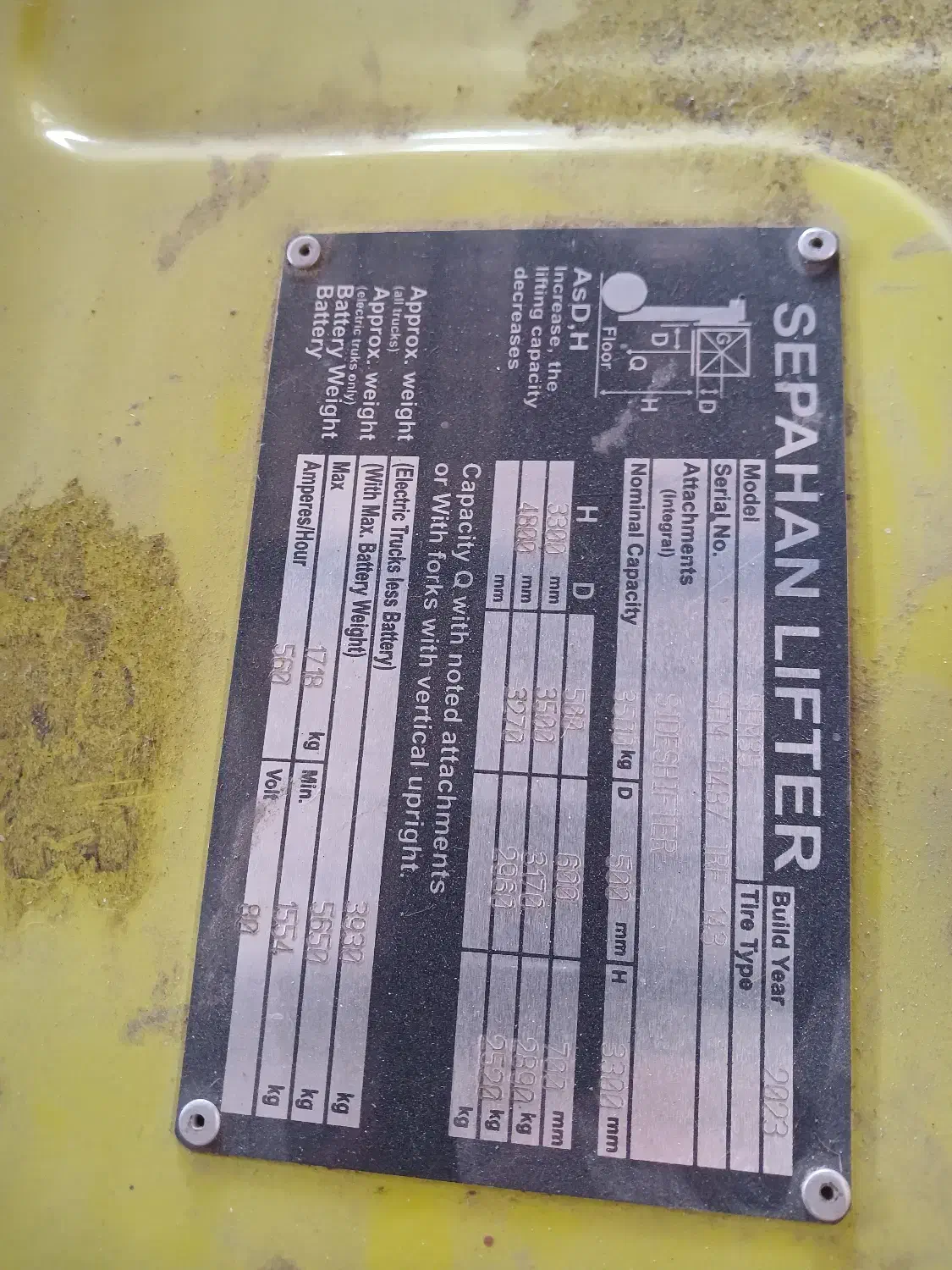 لیفتراک برقی|ماشین‌آلات صنعتی|فیروزکوه, |دیوار