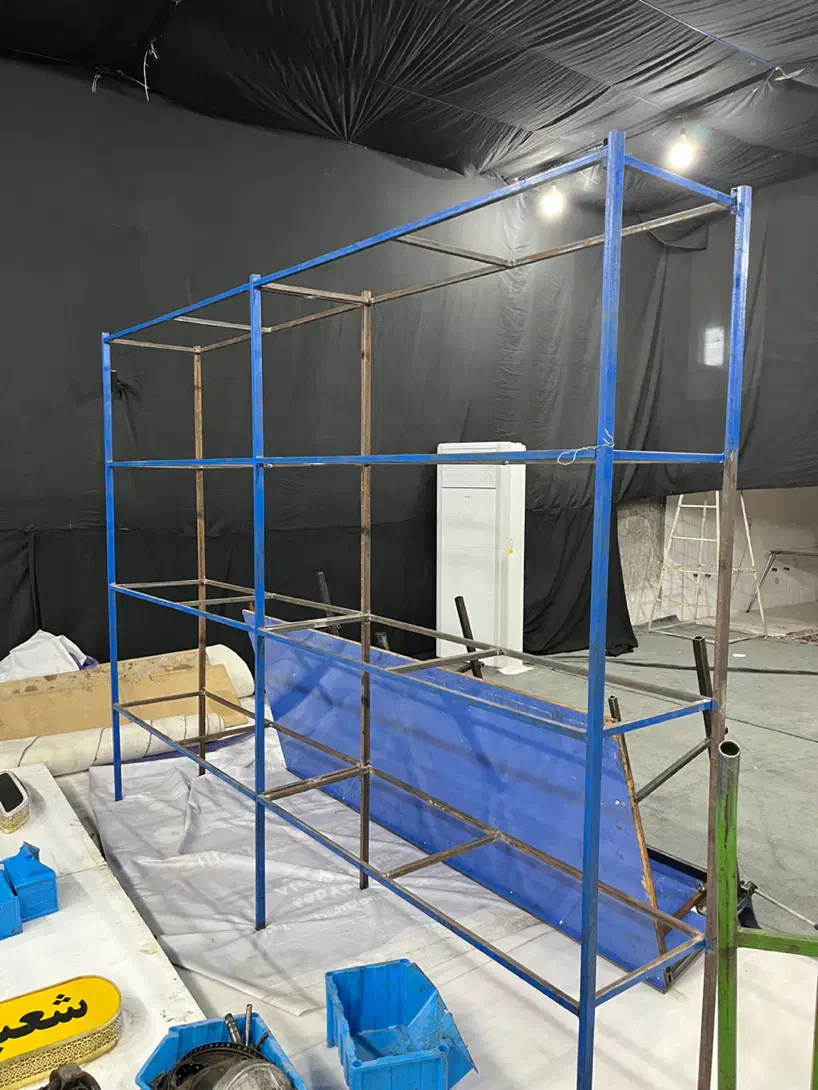 ۳ عدد قفسه آهنی با کفی نئوپان|فروشگاه و مغازه|سیرجان, |دیوار