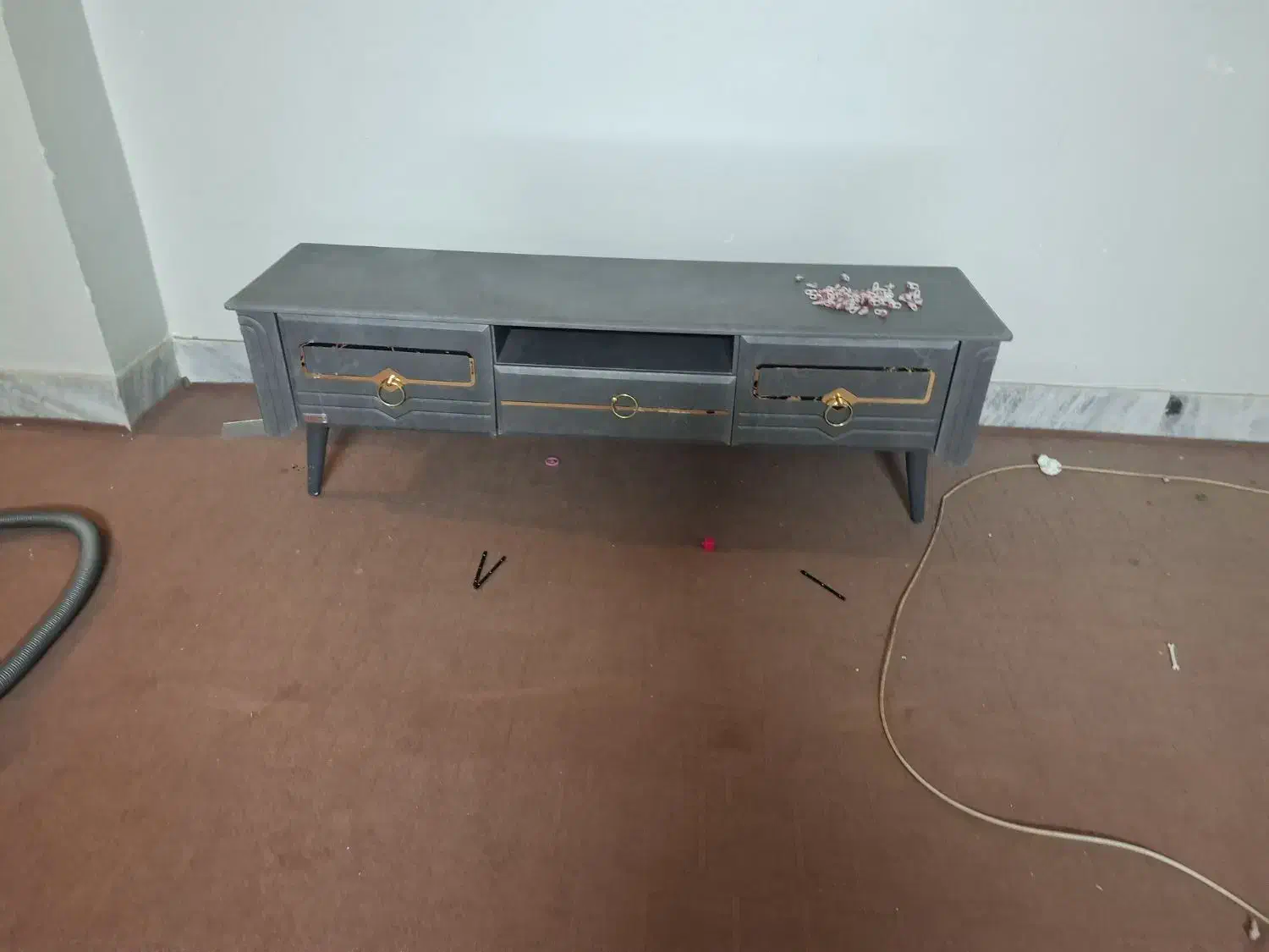 میز تلوزیون و آینه کنسول|میز تلویزیون|شاهینشهر, نظامی|دیوار