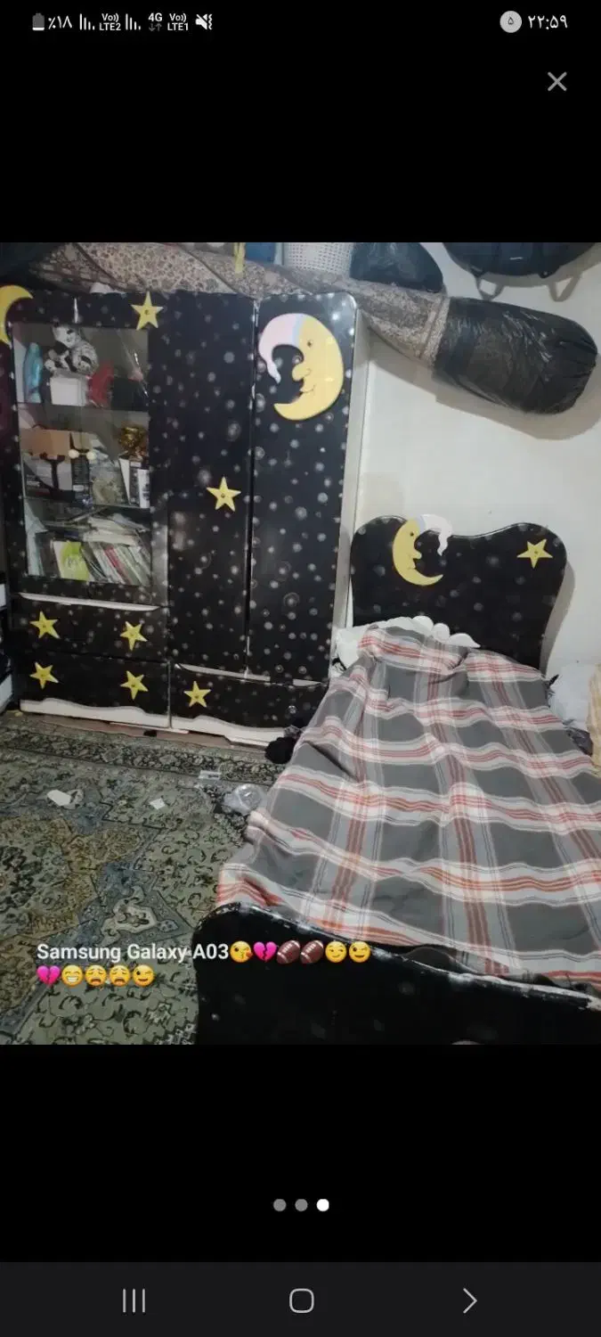 تخت و کمد بچگانه|تخت و سرویس خواب|بجنورد, |دیوار