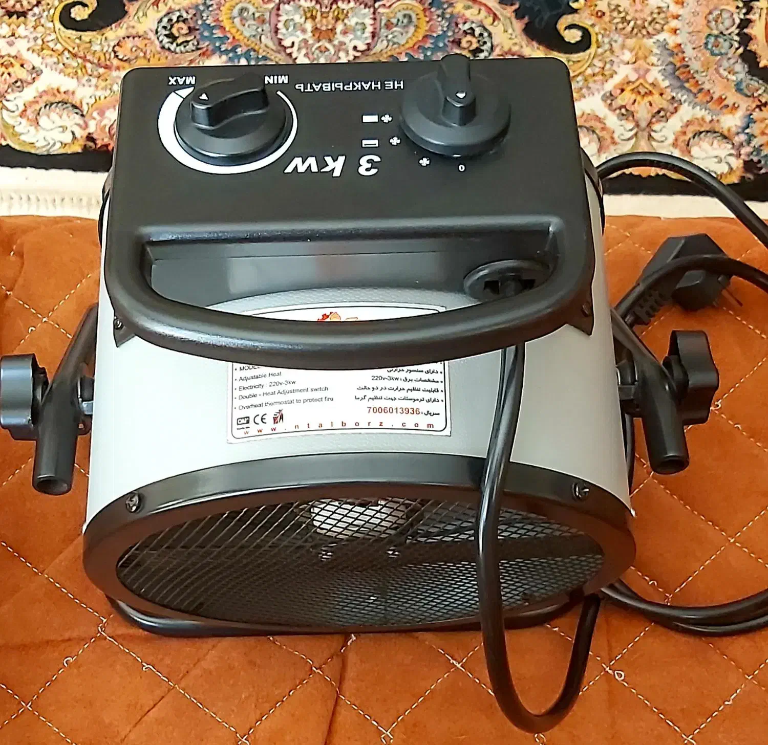 بخاری فن دار مناسب باغ ویلا ومنزل واطاق خواب|بخاری، هیتر، شومینه|اصفهان, شهرک زاینده رود|دیوار