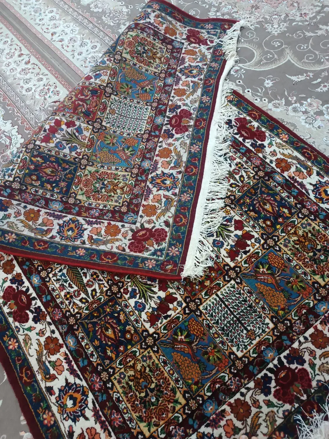 قالی دست باف|فرش|فارسان, |دیوار