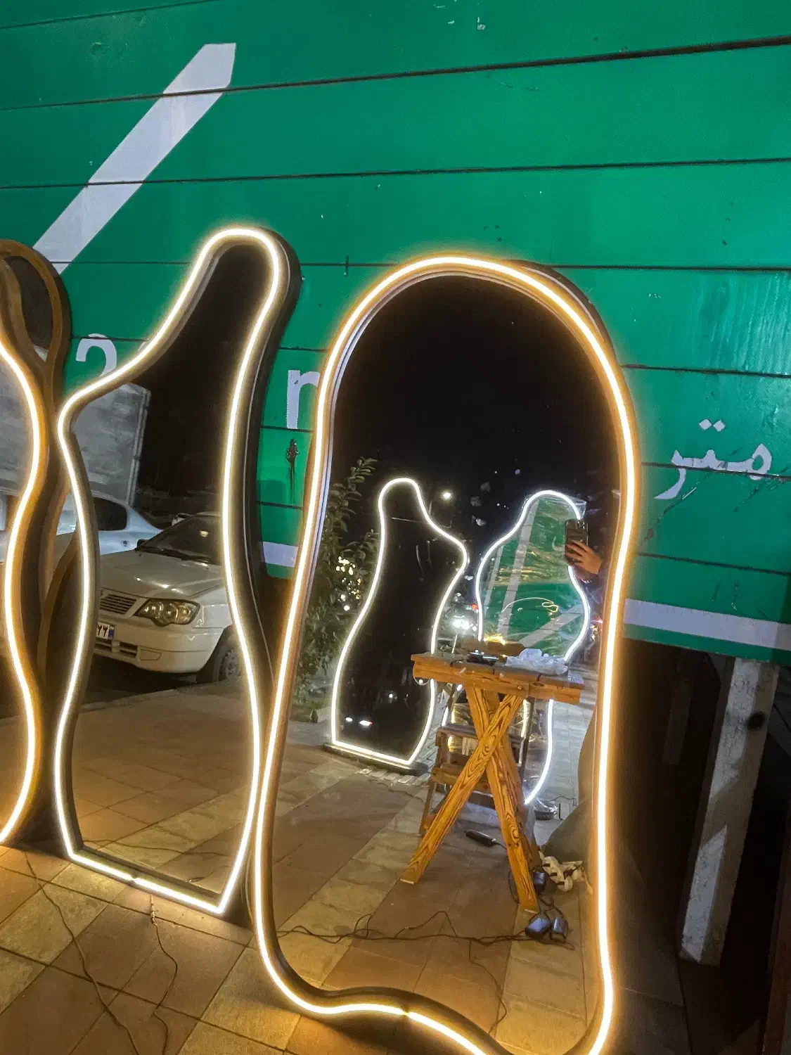 آینه قدی چوبی|آینه|لاهیجان, گلستان|دیوار