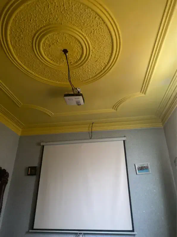 ویدو پورژکتور با پرده سینما|تلویزیون و پروژکتور|رشت, بوسار|دیوار