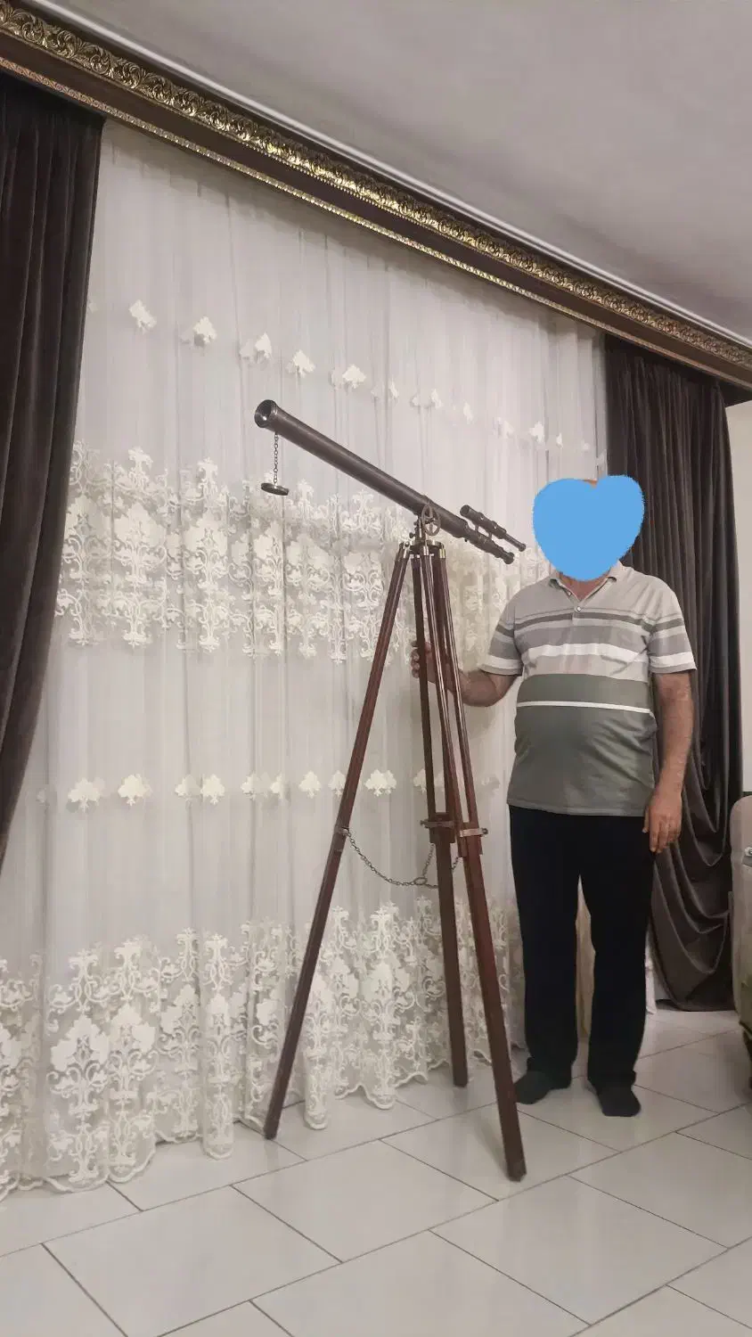دوربین دو لول تلسکوپی غول پیکر|کلکسیون اشیاء عتیقه|شیراز, قدوسی غربی|دیوار